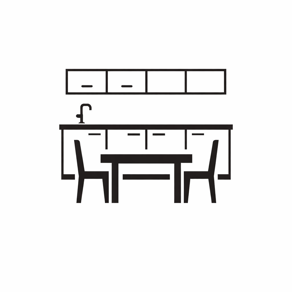 Essbereich in der Küche